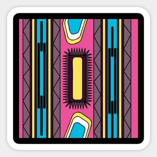 Seamless ethnic background folk africans endless pattern Sticker